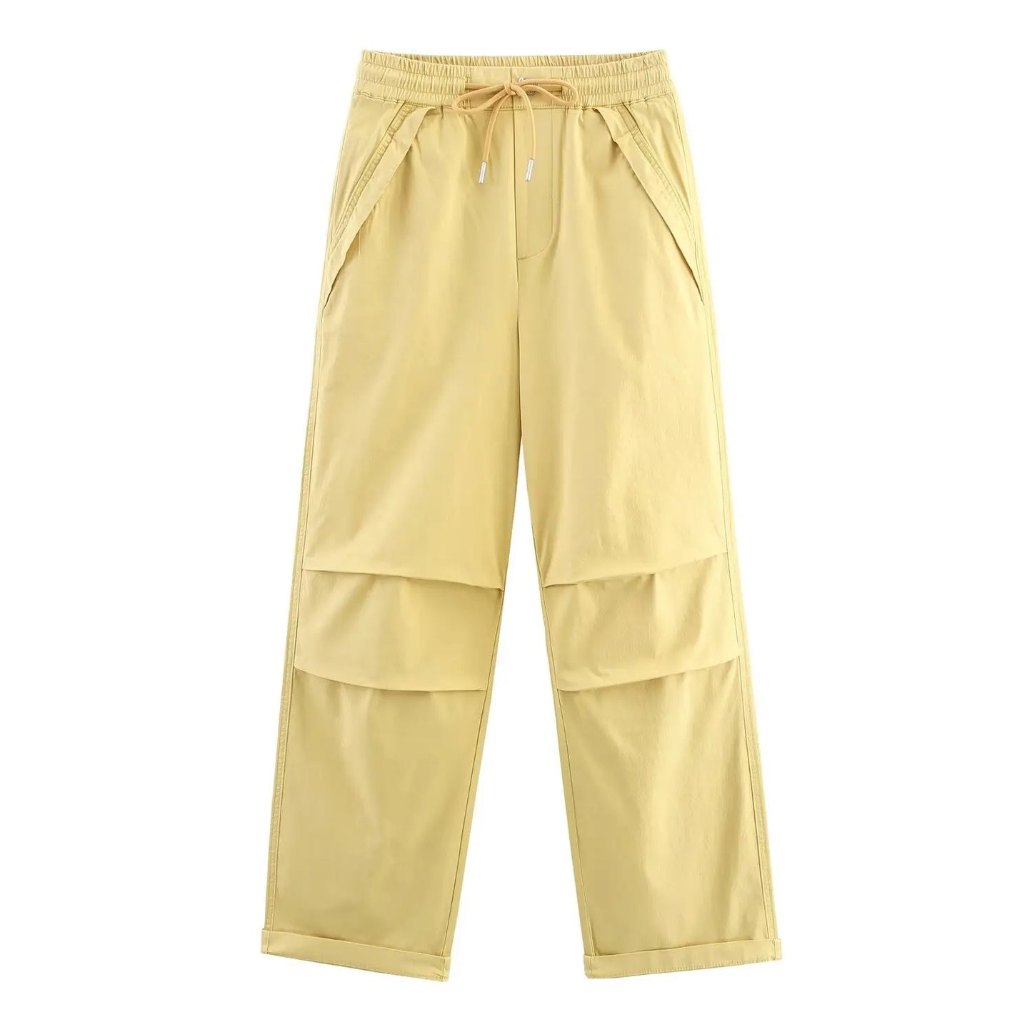 Women’s Straight-Leg Cargo Pants – Casual Outdoor Workwear