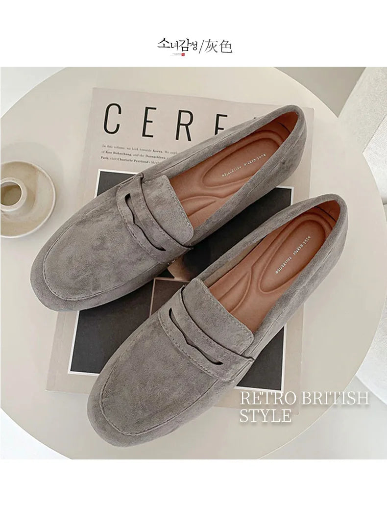 New Women Flat Loafers Casual Spring Autumn Shoes
