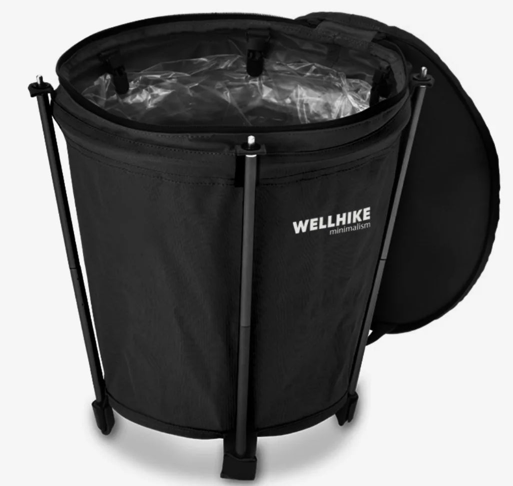 Outdoor Camping Trash Can, Foldable Storage, Round Bucket, Water Bucket, Self Driving Camping Cleaning, Portable Vehicle