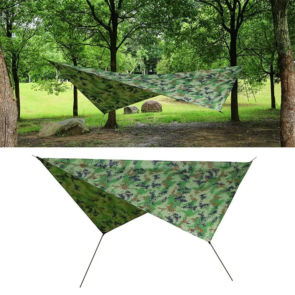 2 Person Camping Hammock with Mosquito Net Outdoor Garden Furniture Bed Strong Parachute Fabric Portable Hanging Sleep Swing
