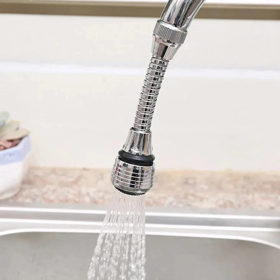 Rotating Stainless Steel Kitchen Faucet Sprinkler Extender