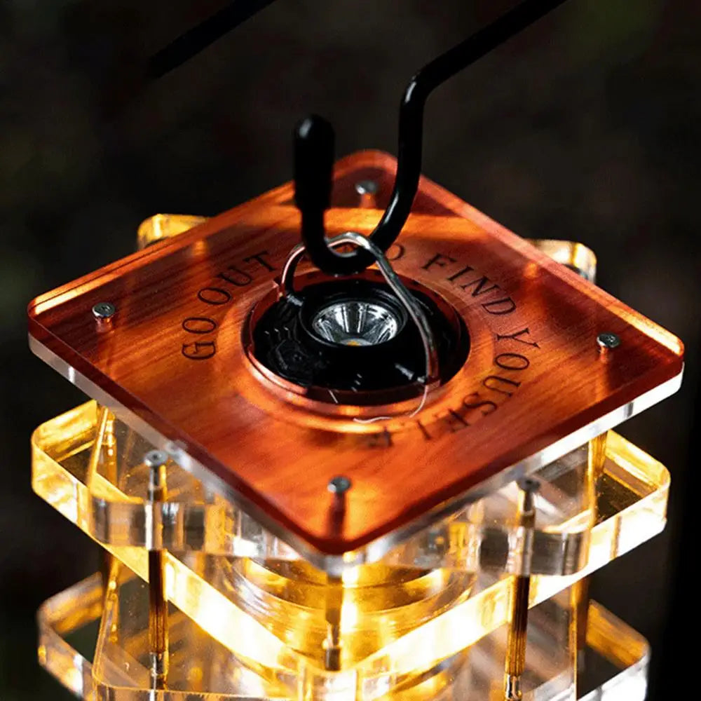 Camping Lampshade Cover Acrylic Outdoor Lantern Light Accessory