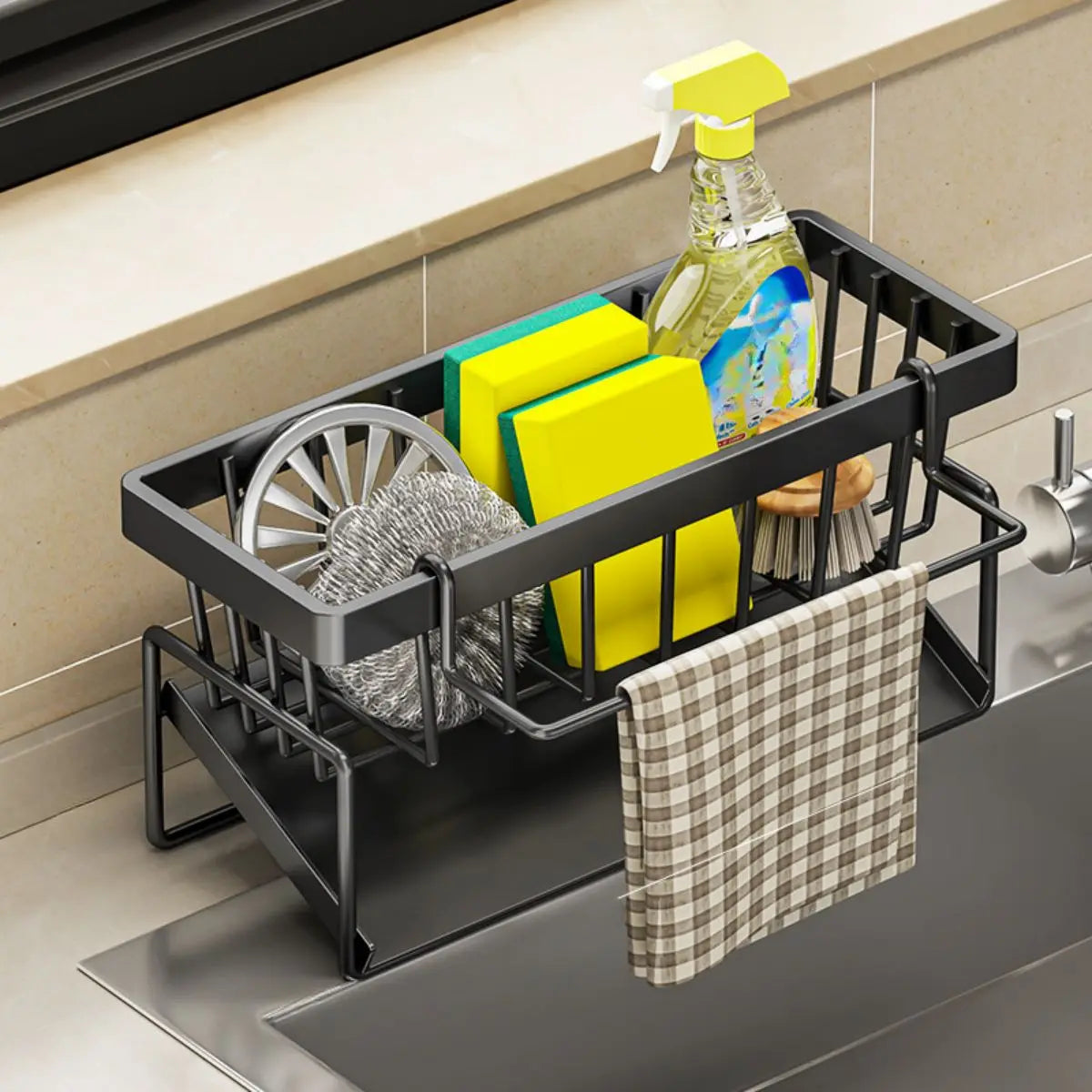 Kitchen Sink Rack Organizer – Storage Shelf Solution