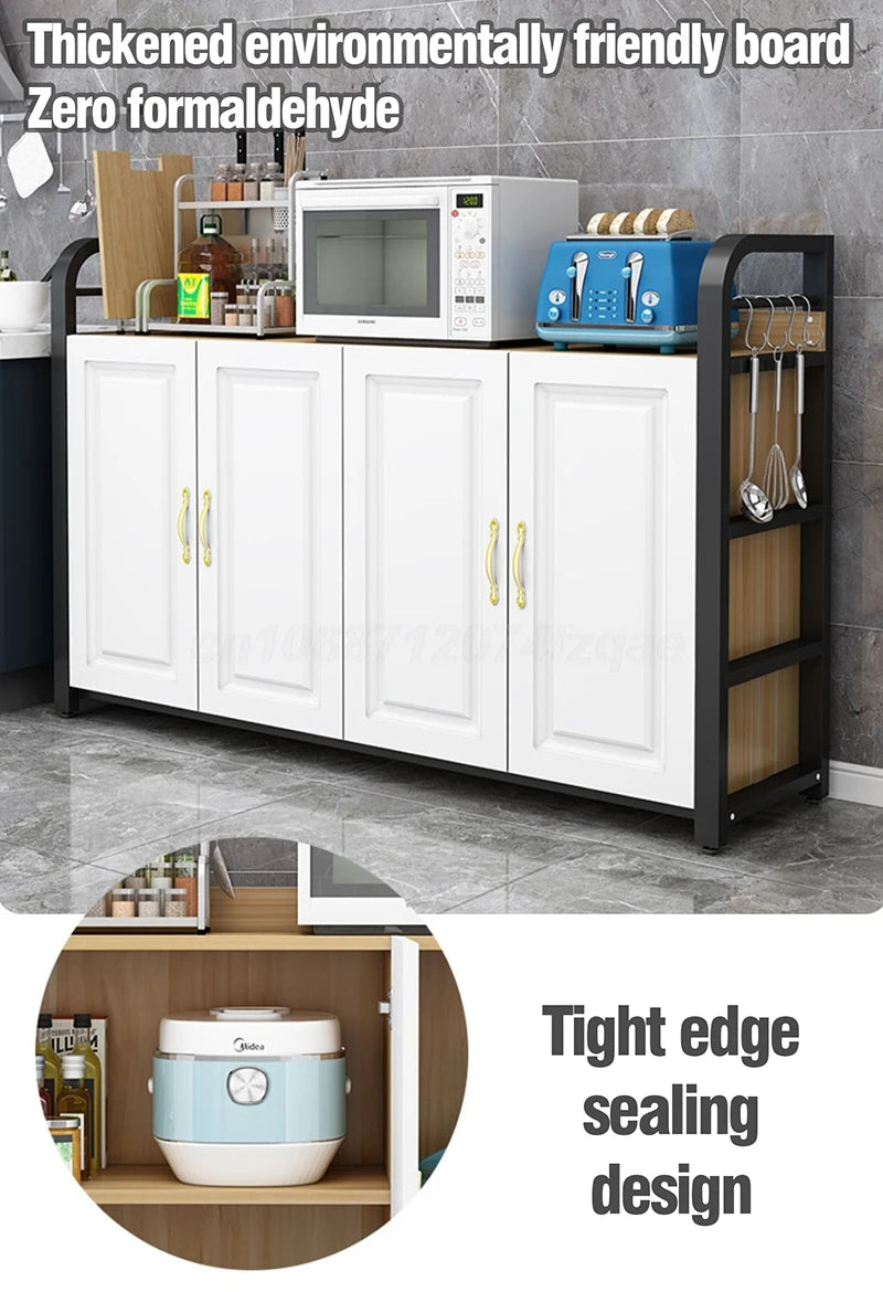 Kitchen Island Shelf Storage Rack Cabinet Organizer