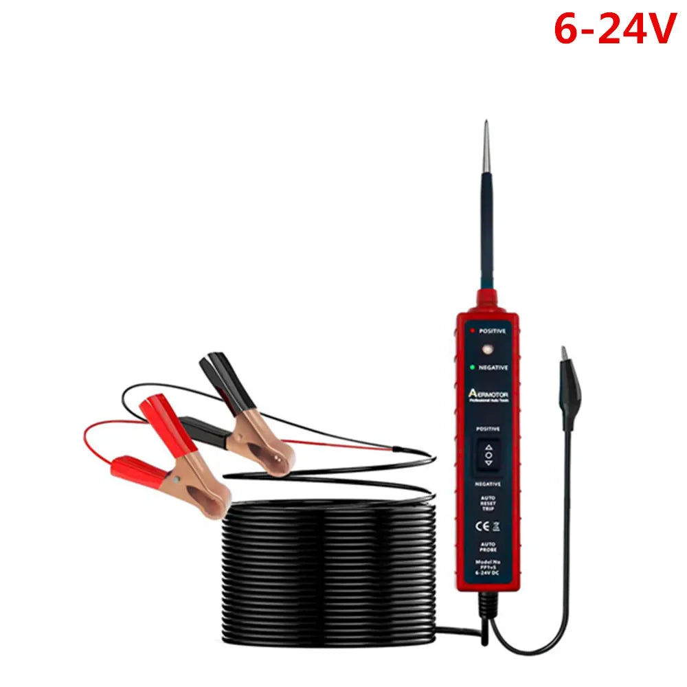 Automotive Electric Circuit Tester 6–24V Diagnostic Tool