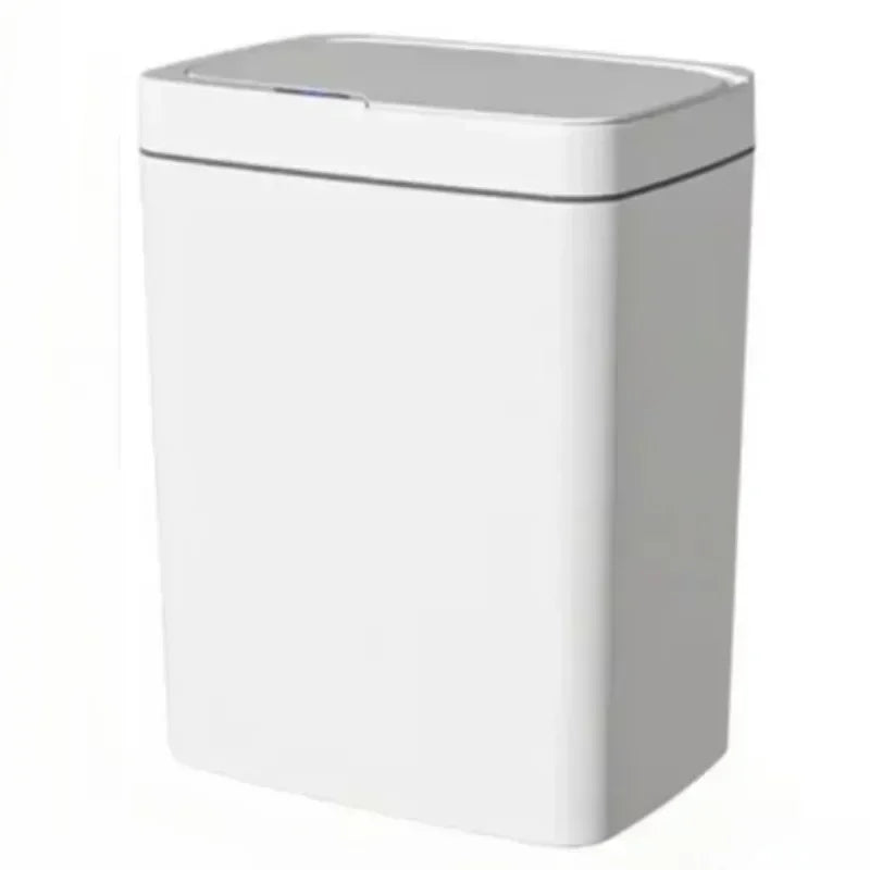 Smart Sensor Trash Bedroom Kitchen Touchless Rubbish Cans Waterproof Moisture Resistant Closed New Durable Sensor Garbage Bin