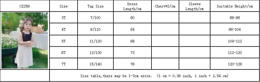 Summer New Children's Dress Japanese and Korean Style Fake Two Pieces Girl's Dress A-line Skirt Personalized Patchwork Dress'