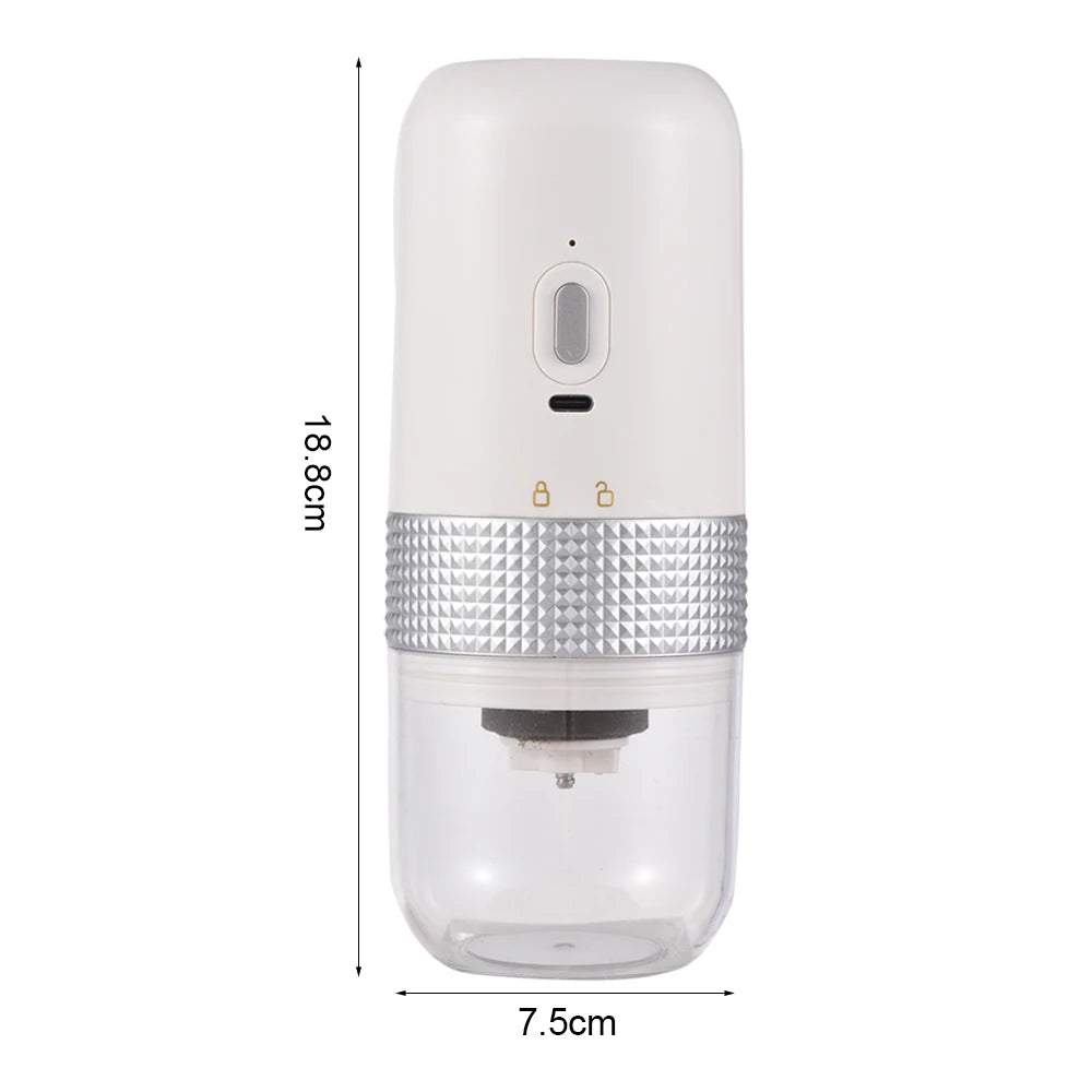 13W Portable Electric Burr Coffee Grinder – 200ml Adjustable