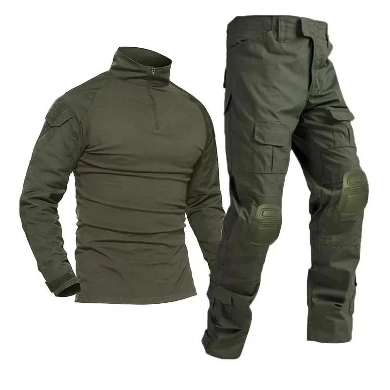 Men’s Tactical Camouflage Combat Suit Set
