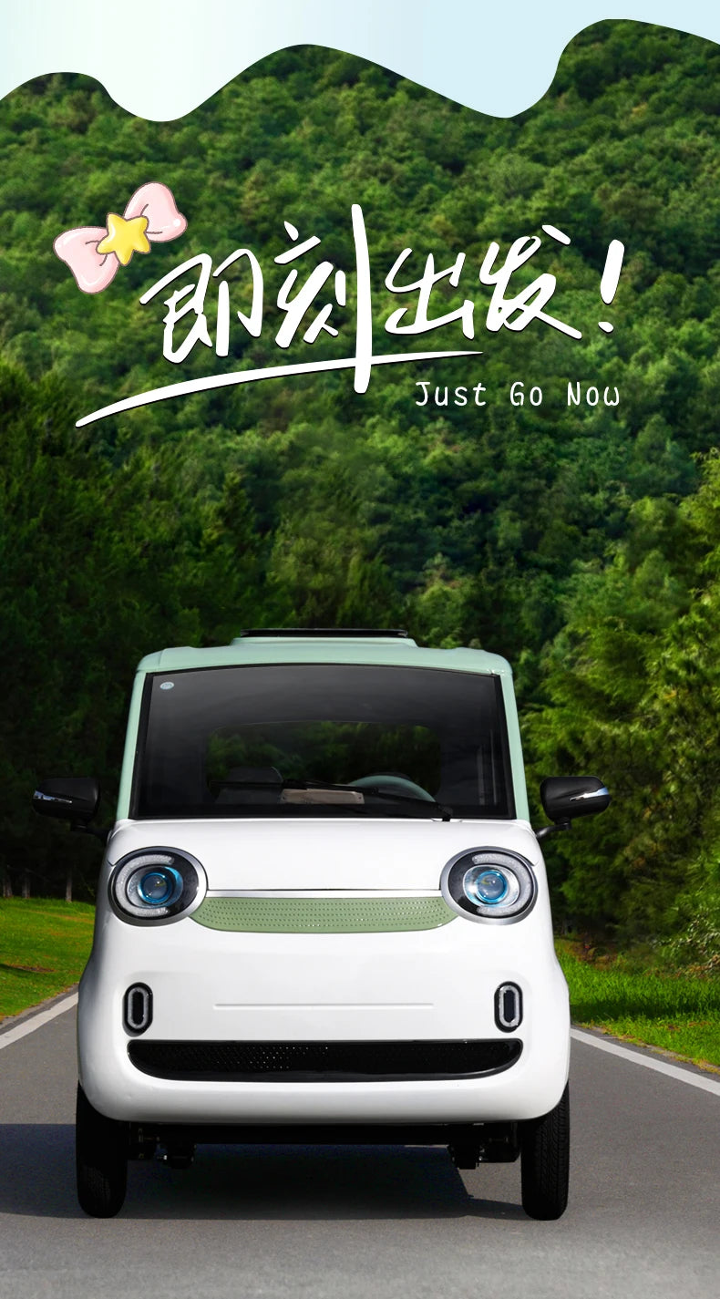 Four-Wheel Electric Vehicle with Lithium Battery for Adults