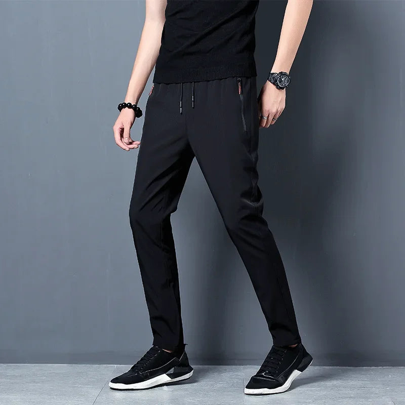 Men’s Slim Fit Elastic Waist Casual Jogger Pants