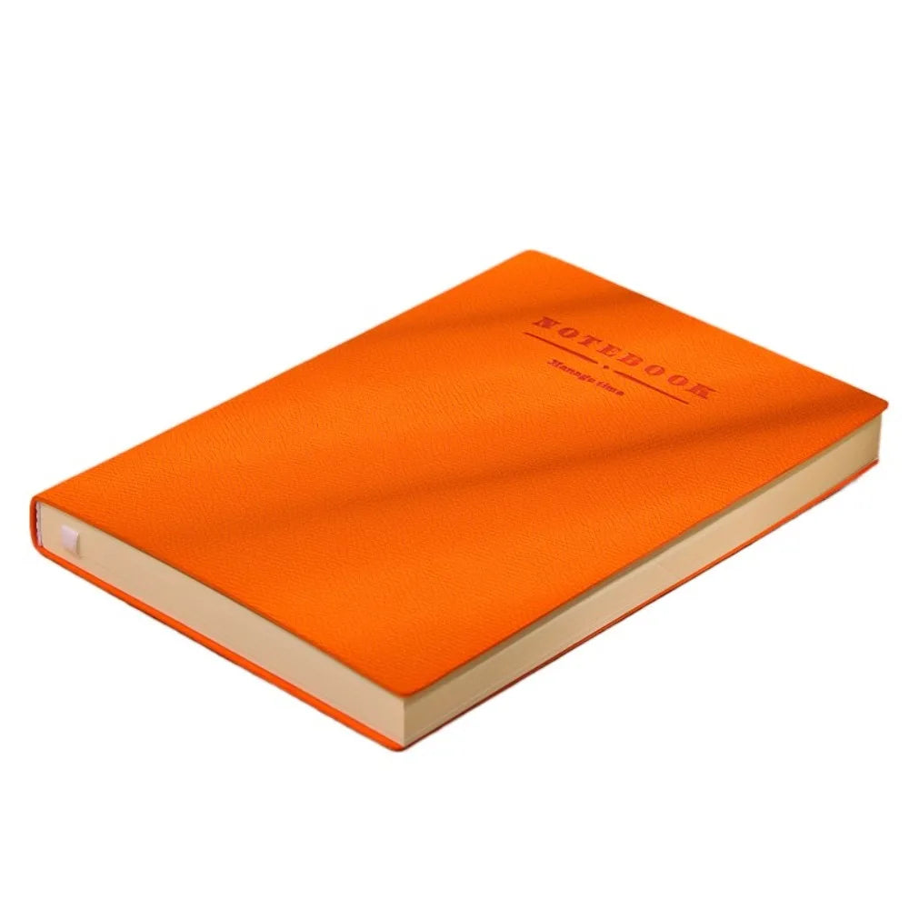 School Supplies PU Cover Soft Leather Notebook Diary Book Writing Pads a4 a5 Office Notebook Journals Stationery Notebook School