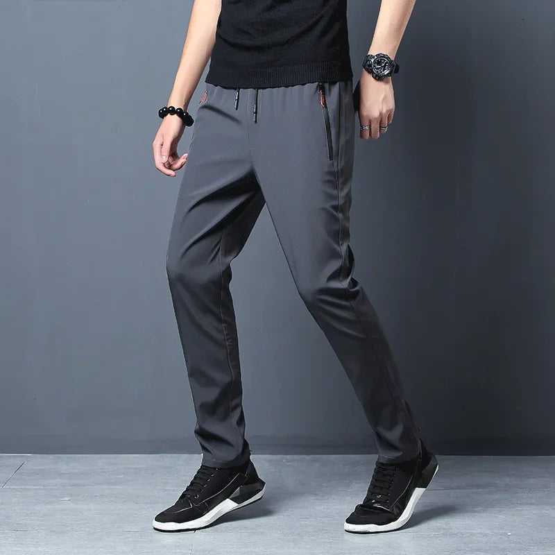 Men’s Slim Fit Elastic Waist Casual Jogger Pants