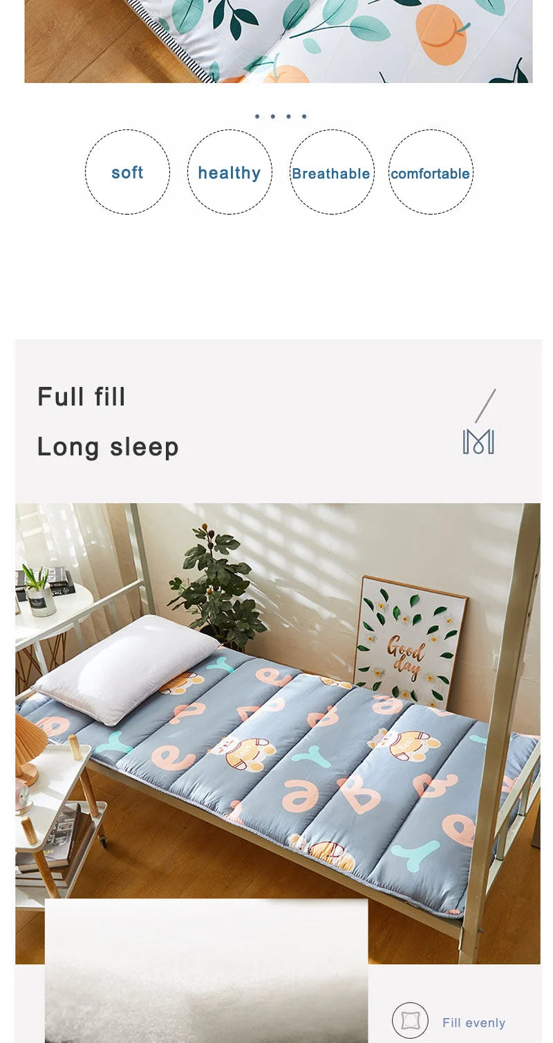Foldable Double Mattress for Floor & Bedroom Use