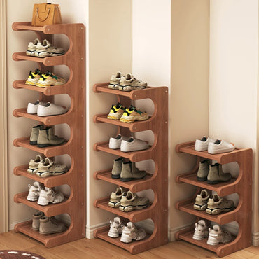 Shoe rack, home dormitory corner, small narrow style, multi-layer storage rack, entrance door, rental shoe cabinet