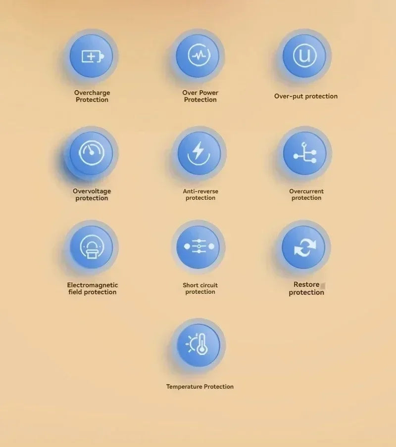 Wireless power bank, built-in cable holder, large capacity, super fast charging, power bank, magnetic, 30000mAh, new