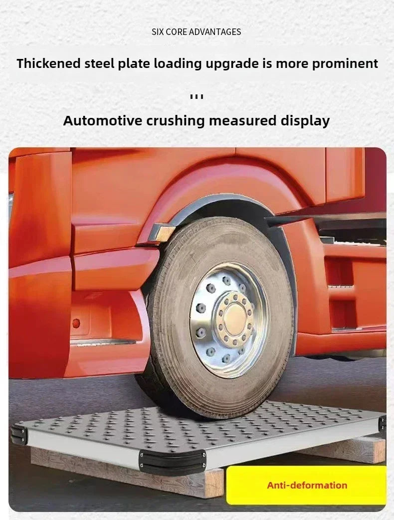 Steel plate trolley, four-wheel  truck, express pulling flatbed cart, small cart folding trailer, pushing and pulling trolley