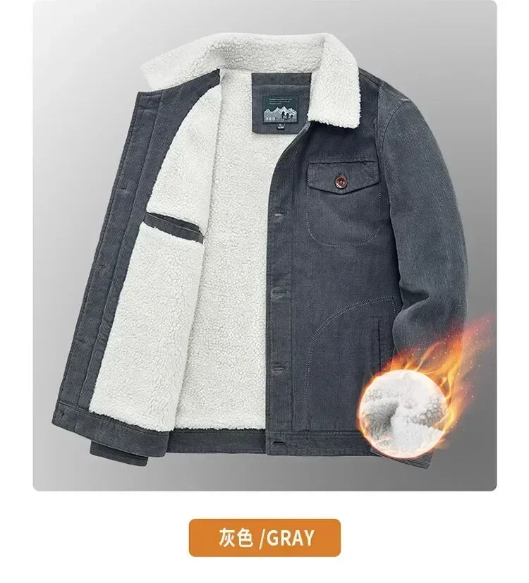 Men’s Tactical Military Windbreaker – Winter Fleece Jacket