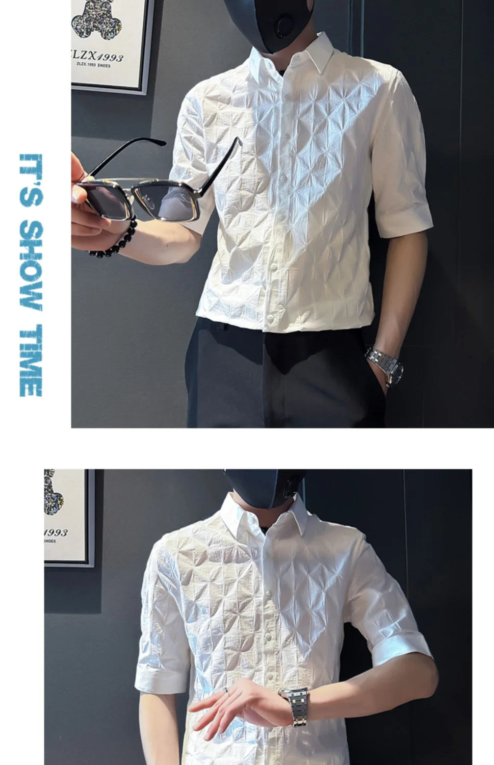 Men’s Business Casual Short Sleeve Shirt