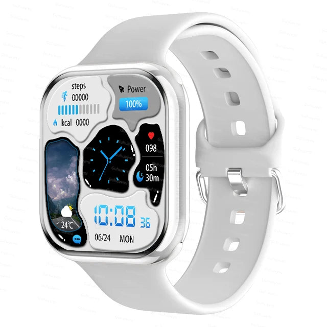 Smart Watch 9 Mini – NFC, Heart Rate, Waterproof, Android/iOS