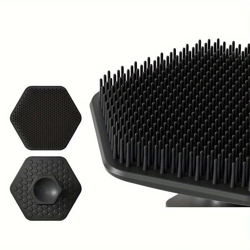 Silicone Facial Cleansing Tool - Gentle Exfoliation, Deep Cleansing, Removes Dead and Dry Skin, Trimming Beard Cleansing Brush