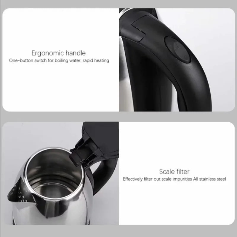 Stainless Steel Smart Kettle 1500W for Tea & Coffee