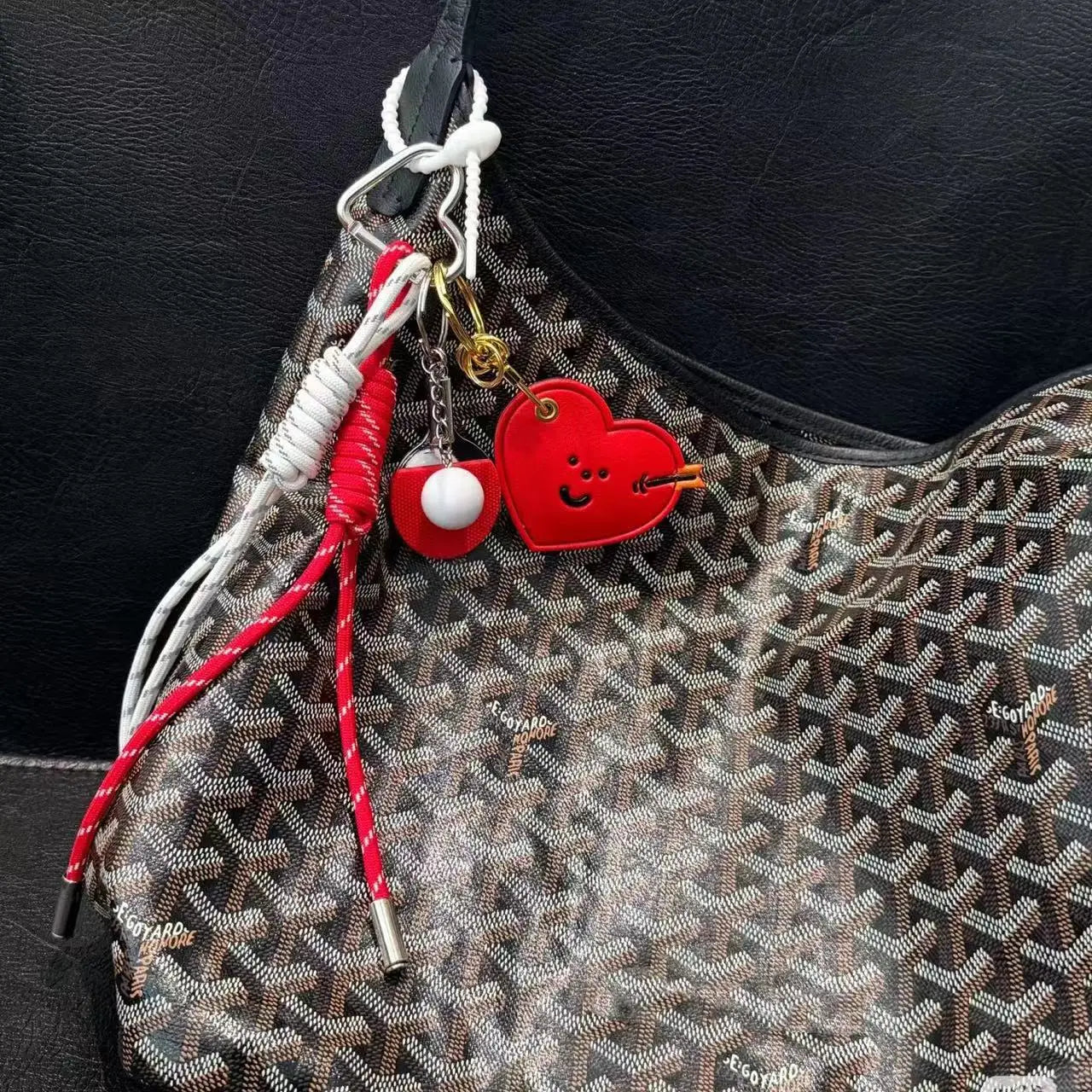 Sausage Dog Bear Keychain Braided Rope Baseball Bread Bead Pendant Mobile Bag Bag Fashion Accessories New Year Gift For Girl Kid