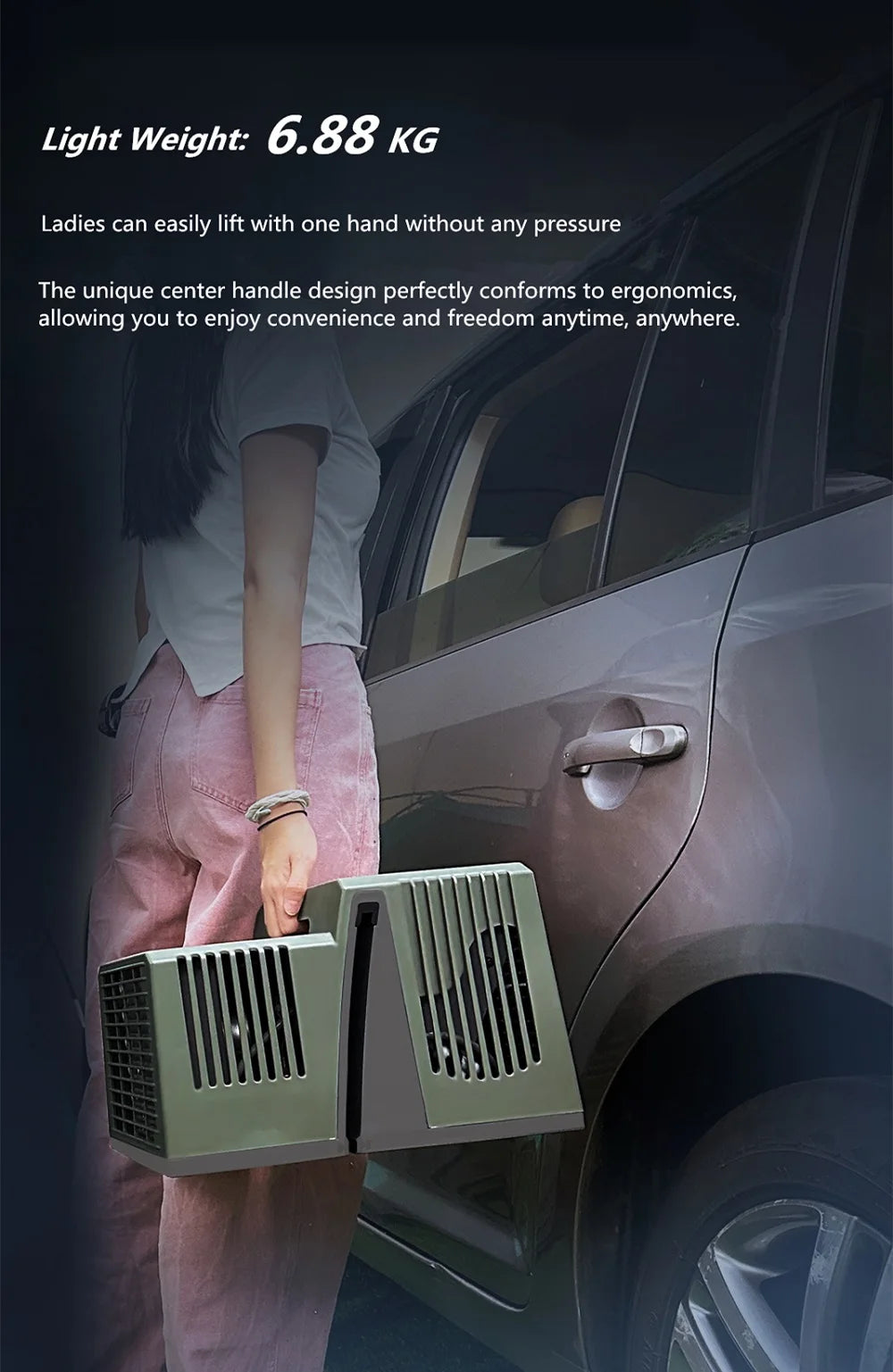 Outdoor Camping No Installation Mobile Air Conditioning Portable Parking Tent No Drainage Mini Refrigeration Air Conditioning