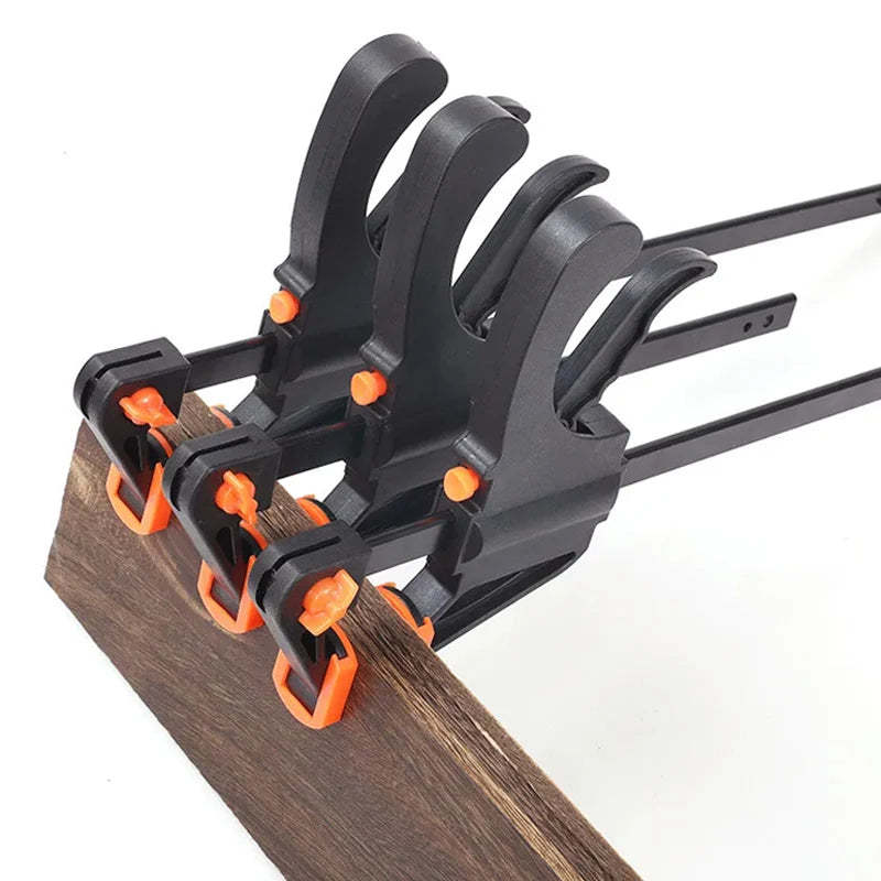 2pcs 4-Inch F Clamp Clips – Quick Ratchet Release Tool Kit