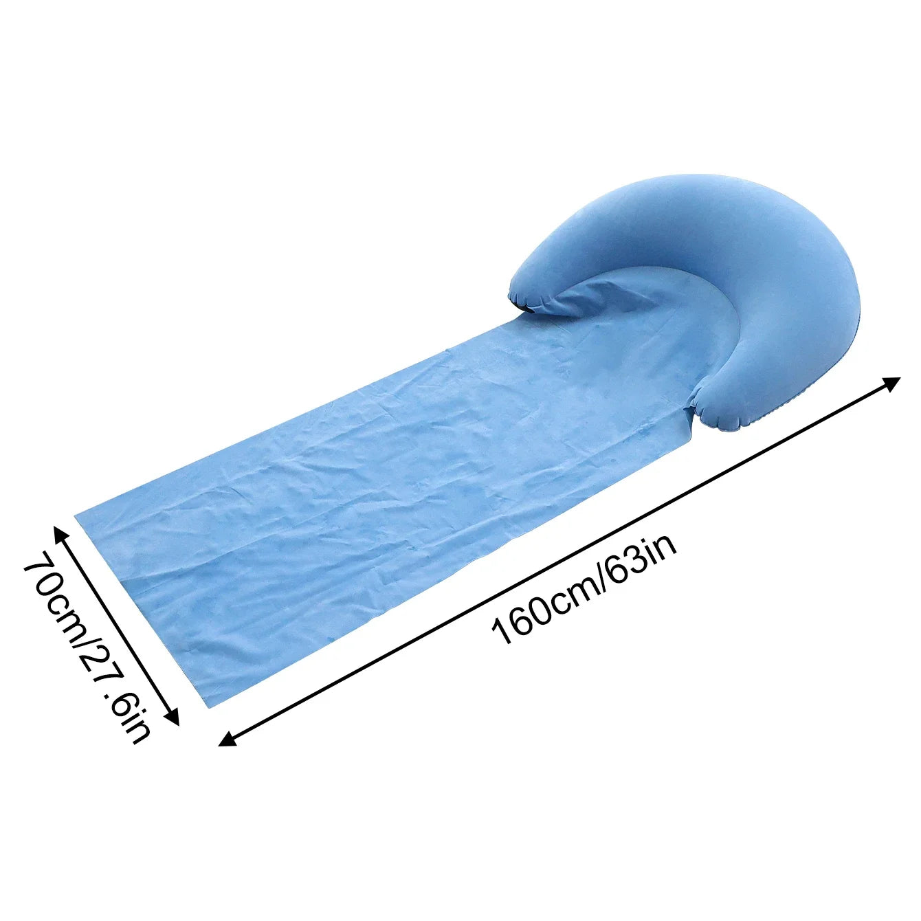 Foldable Inflatable Beach Mat – Portable Camping Lounge