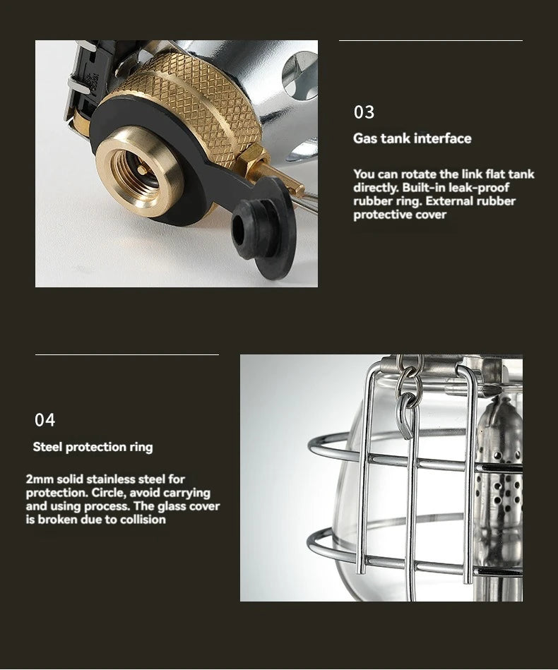 CAMPINGMOON Portable Lantern Medium Outdoor Tent Light