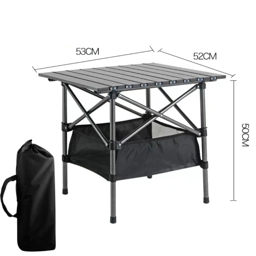 Portable Folding Camping Table for Outdoor BBQ & Picnic