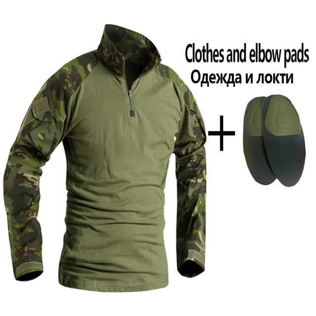 Men’s Tactical Camouflage Combat Suit Set