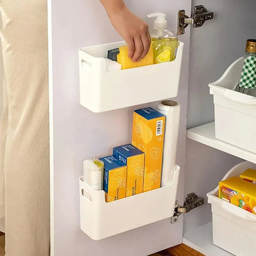 Kitchen Cabinet Storage Boxes for Dishes & Seasonings