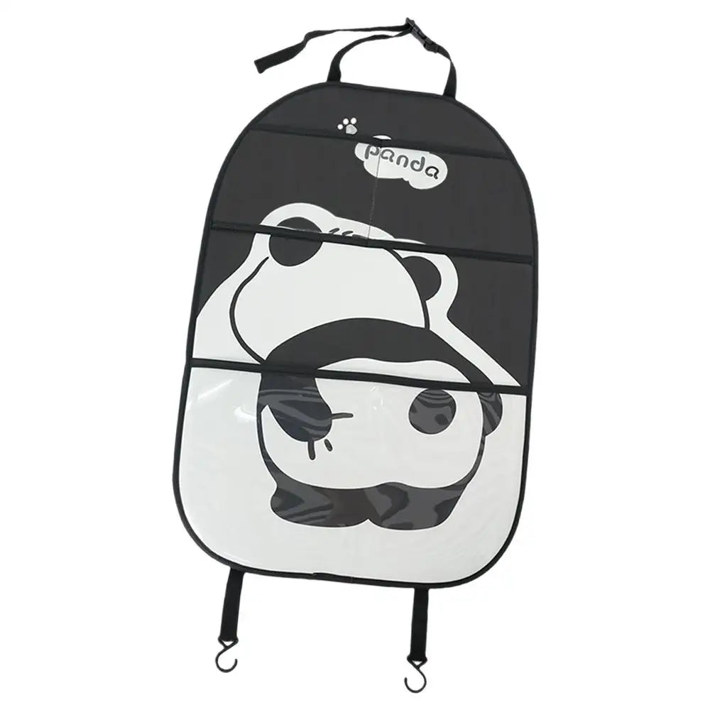 Leather Car Seat Back Protector Kids Kick Mat Cover