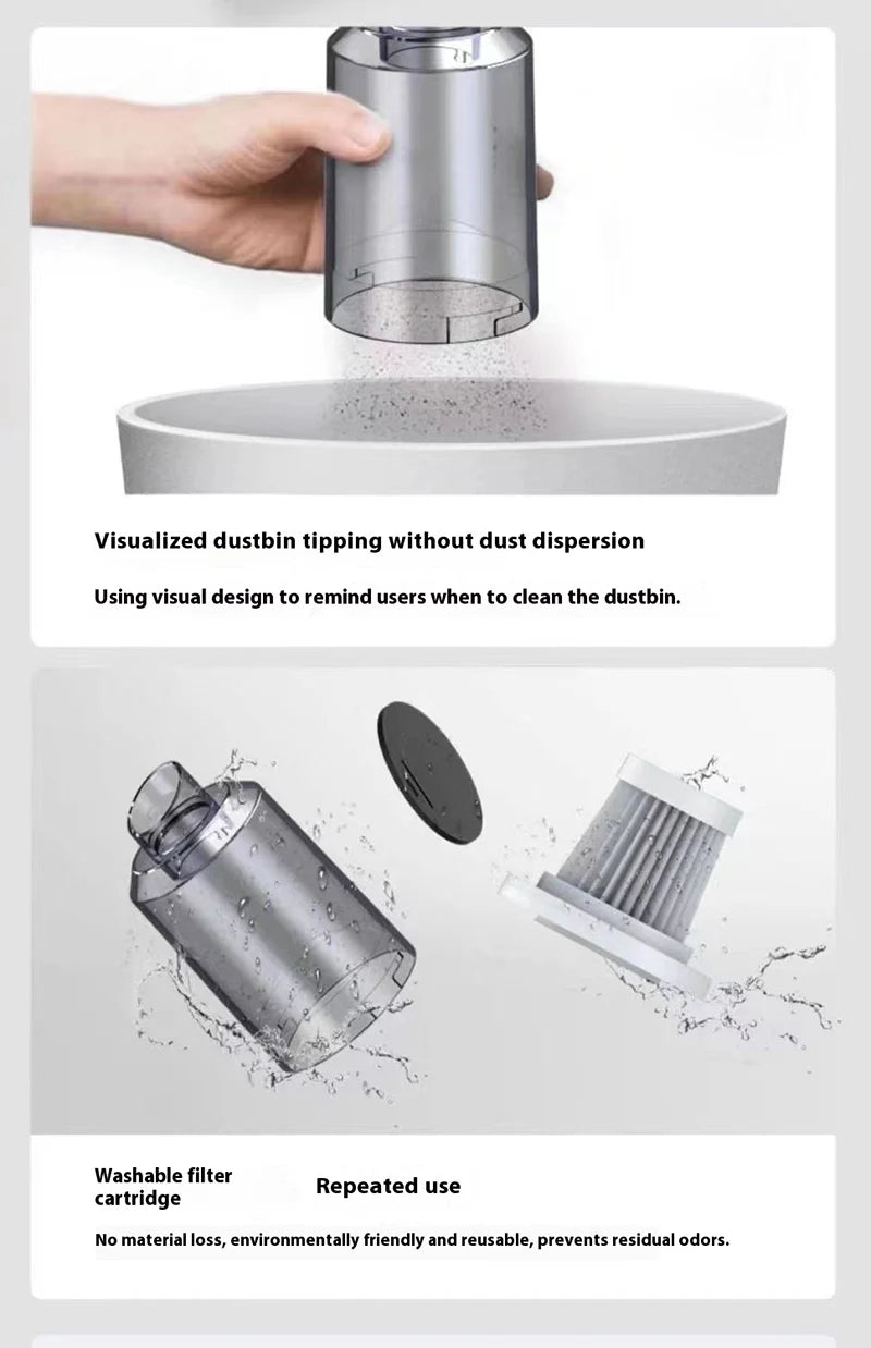 Portable Handheld Car Vacuum Cleaner – Multi-Purpose Use