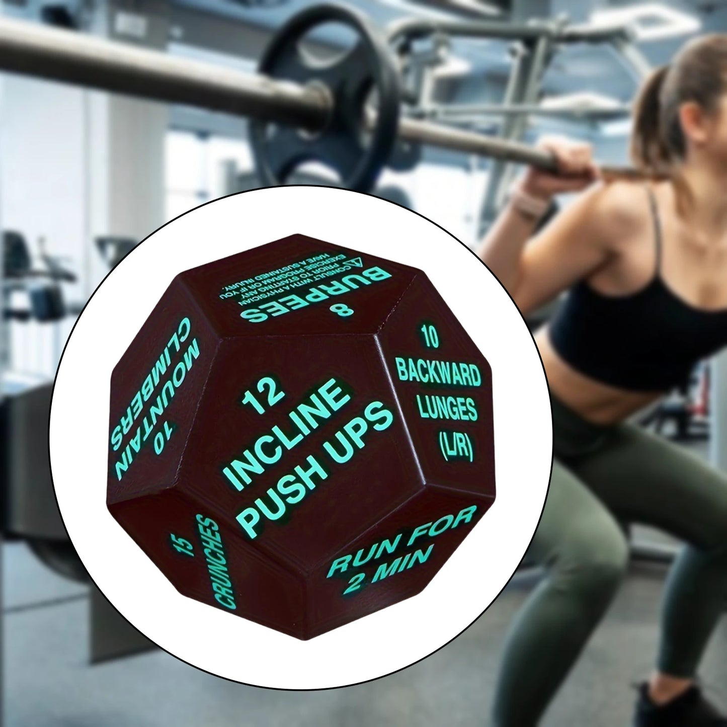 Fitness Exercise Dice – Cardio, HIIT & Strength Workout Game