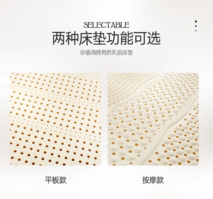 Thailand 100% natural latex mattress massage luxury mat tatami antibacterial home mattress King Queen Twin Full Size