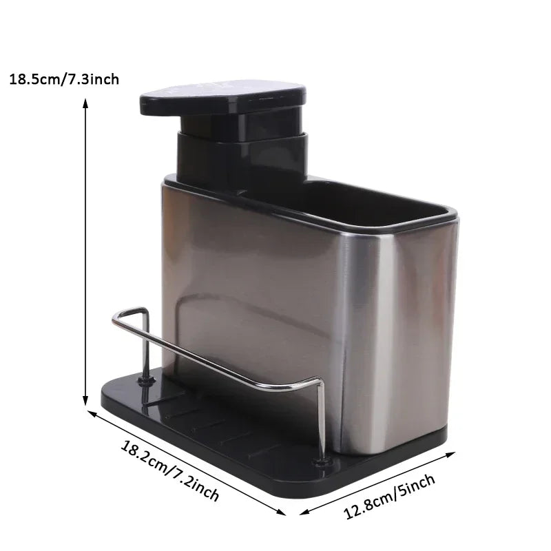 Stainless Steel Soap & Dishwashing Liquid Dispenser