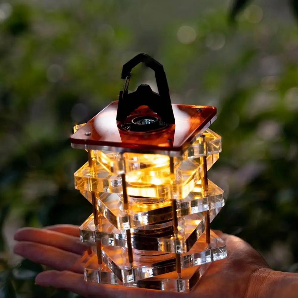 Camping Lampshade Cover Acrylic Outdoor Lantern Light Accessory