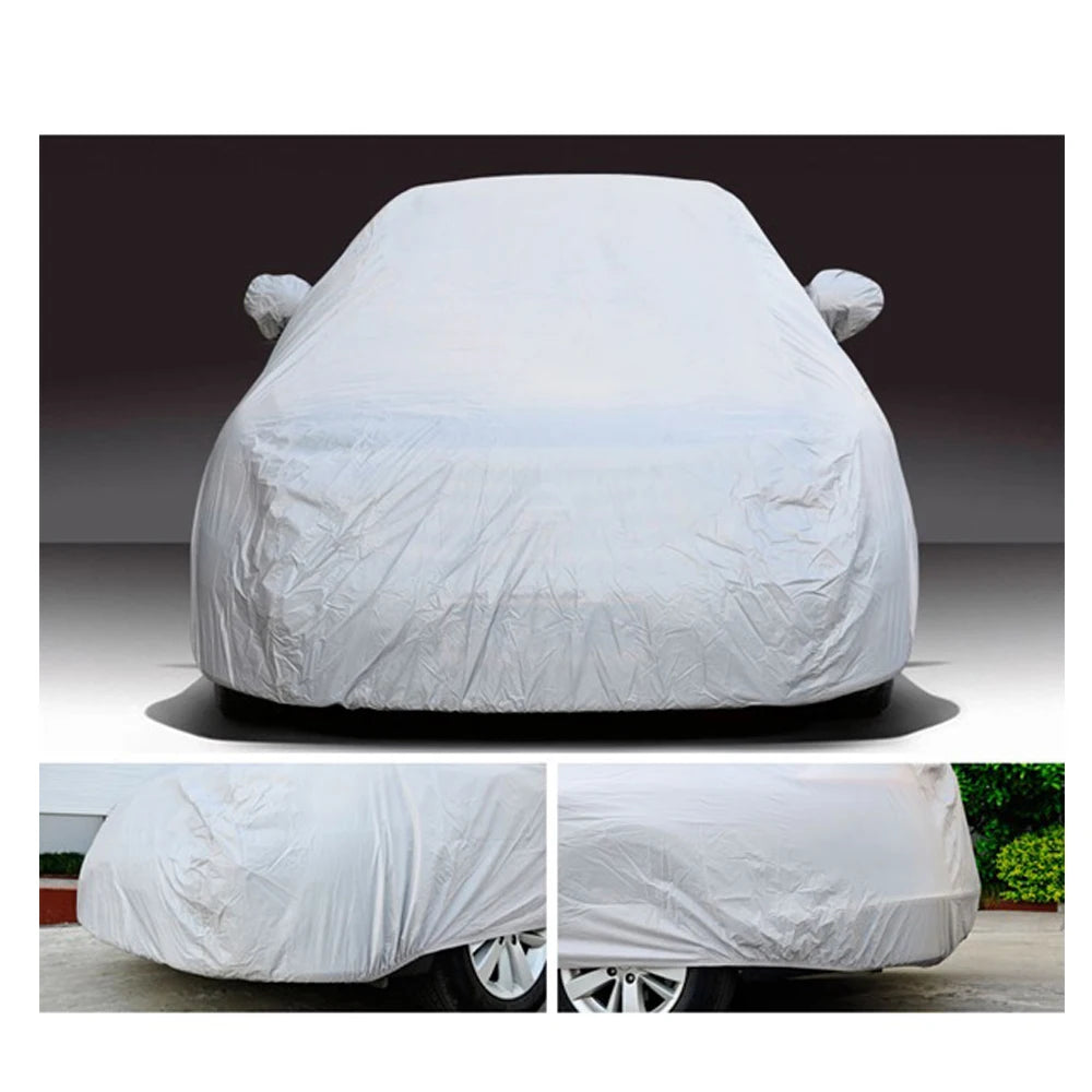 Universal Car Cover for Sedan Truck SUV UTV Waterproof Dustproof Car Covers UV Protective Full Coverage Car Cover S/M/L/XL