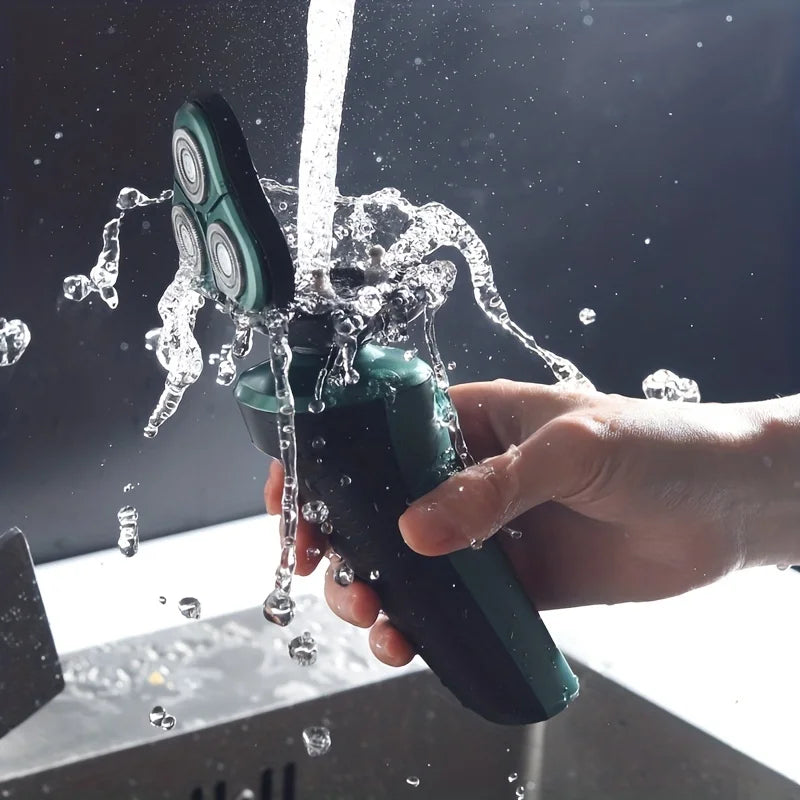 LED Digital Electric Shaver with Trimmer & Nose Hair