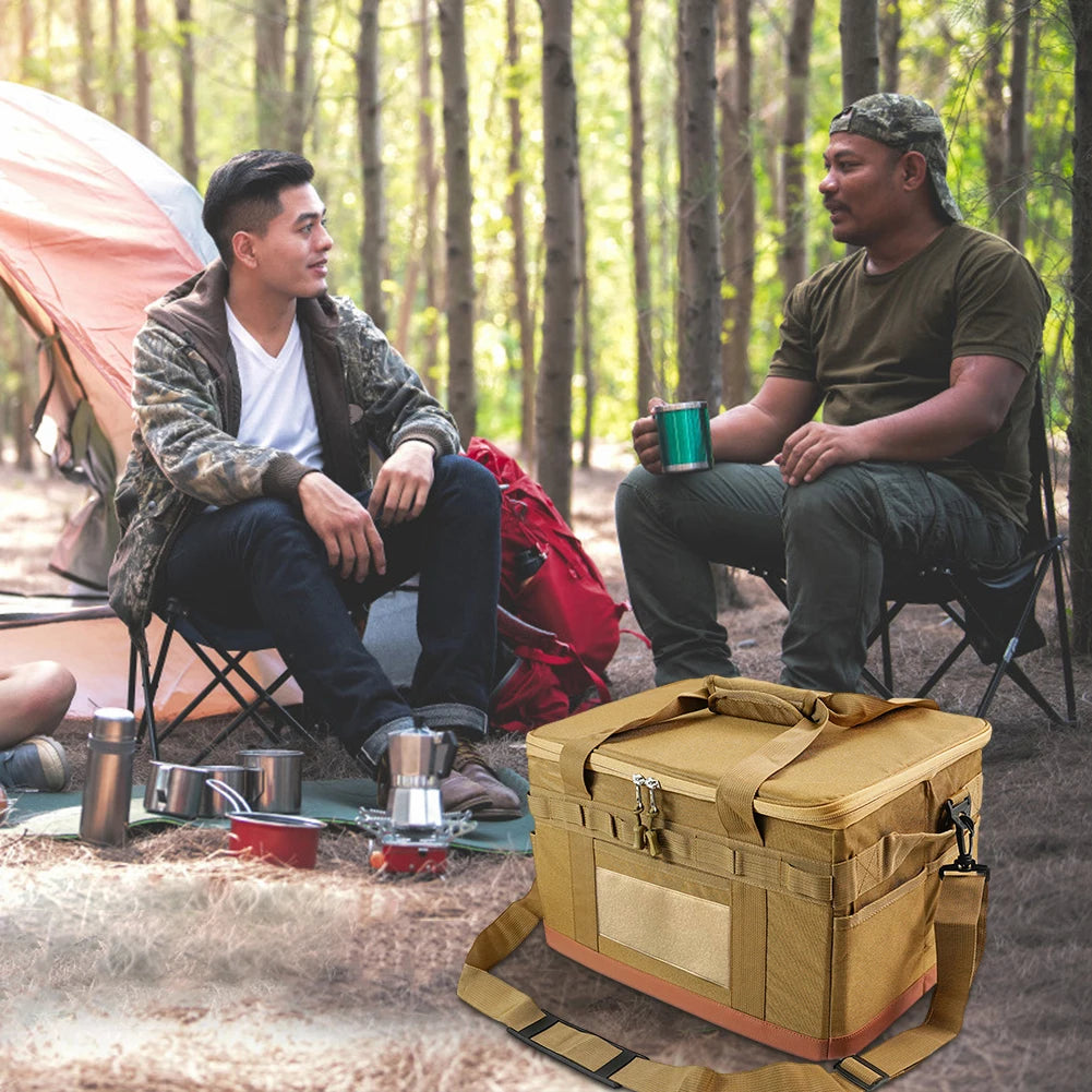 30L Camping Utensil Organizer Large Travel Picnic Bag