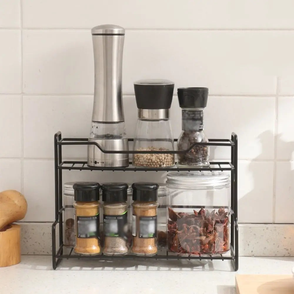 Double-Layer Kitchen Organizer Shelf – Waterproof Sink Storage