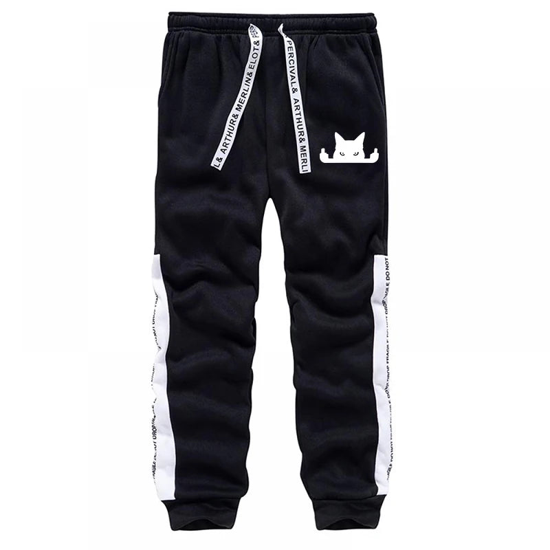 Men’s Hoodie & Sweatpants Set – Casual Printed Tracksuit