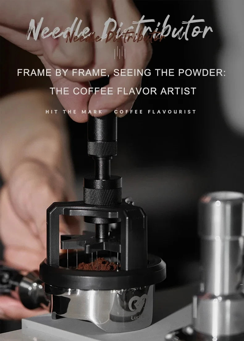 Adjustable Espresso Coffee Distributor Tamper 51/54/58mm