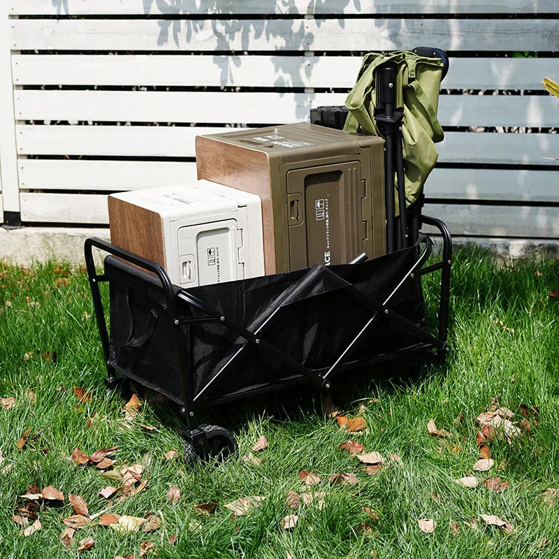 Outdoor Camping Cart – Large Capacity Foldable Trolley