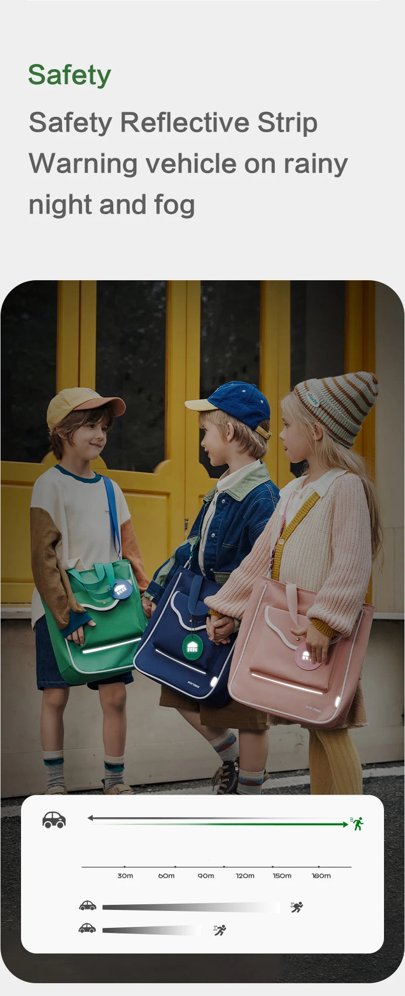 Kids Gift School Bags Girls Boys Personal Shopping Tuition Study Bag Crossbody Bag