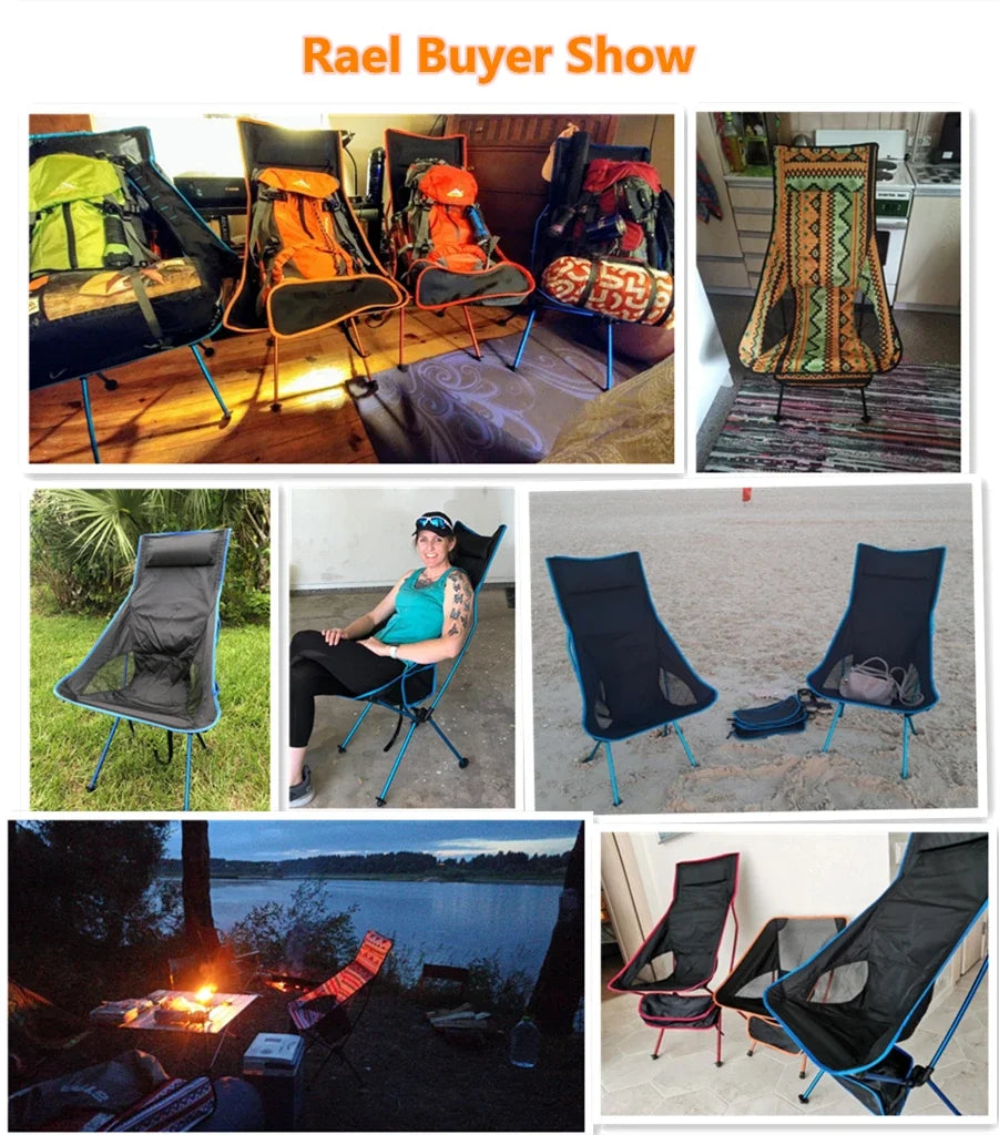 Ultralight Portable Folding Chair for Camping & Hiking