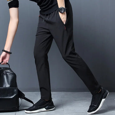 Men’s Slim Fit Elastic Waist Casual Jogger Pants